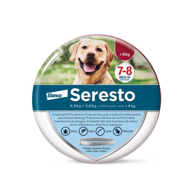 Seresto collare antiparassitario per cani oltre 8kg